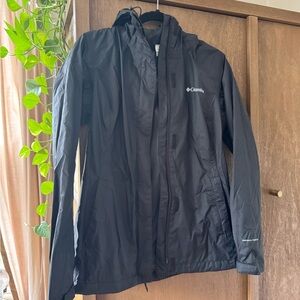 Columbia women’s Black Rain Jacket sz. XS